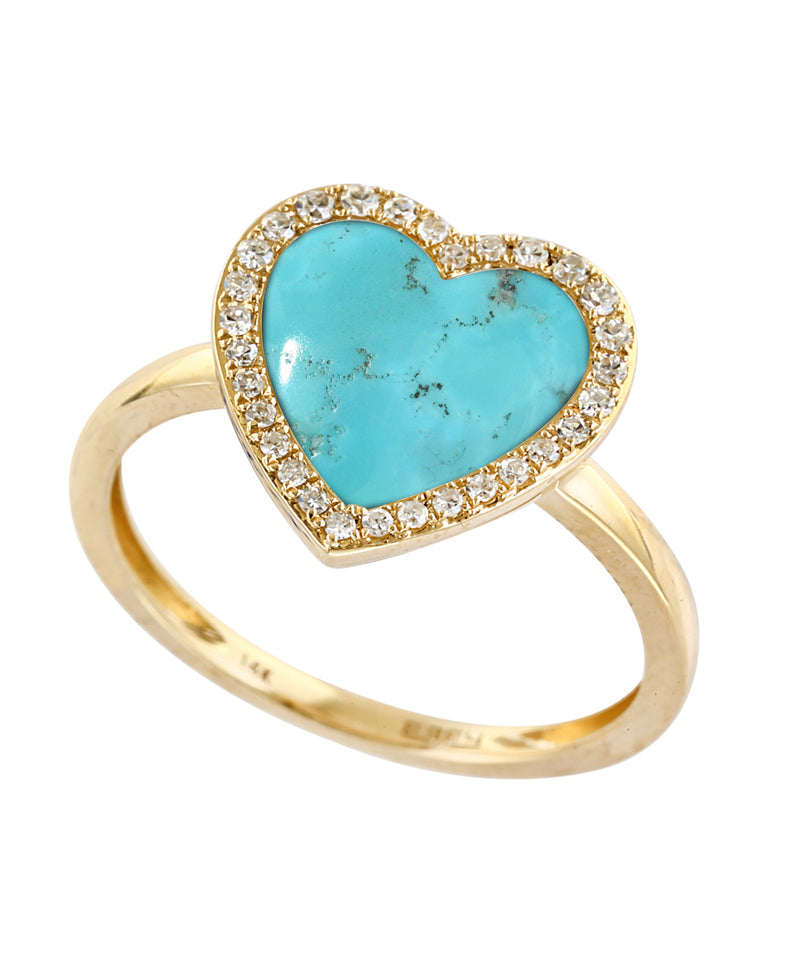 Effy 14K Yellow Gold Diamond & Lapis Lazuli Ring