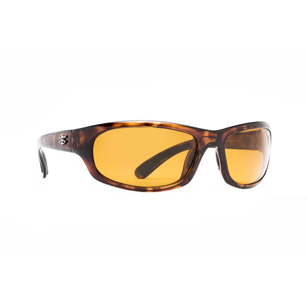 Calcutta Horseshoe Tortoise Frames - Amber Lens - Polarized Sunglasses