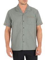 Hurley Mens Lay Day Camp Short Sleeve Shirt