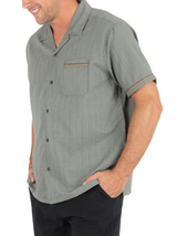 Hurley Mens Lay Day Camp Short Sleeve Shirt