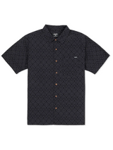 Hurley Mens Aero Short Sleeve Button-Up Shirt