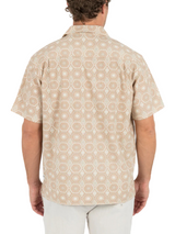 Hurley Mens Dogpatch Camp Short Sleeve Shirt