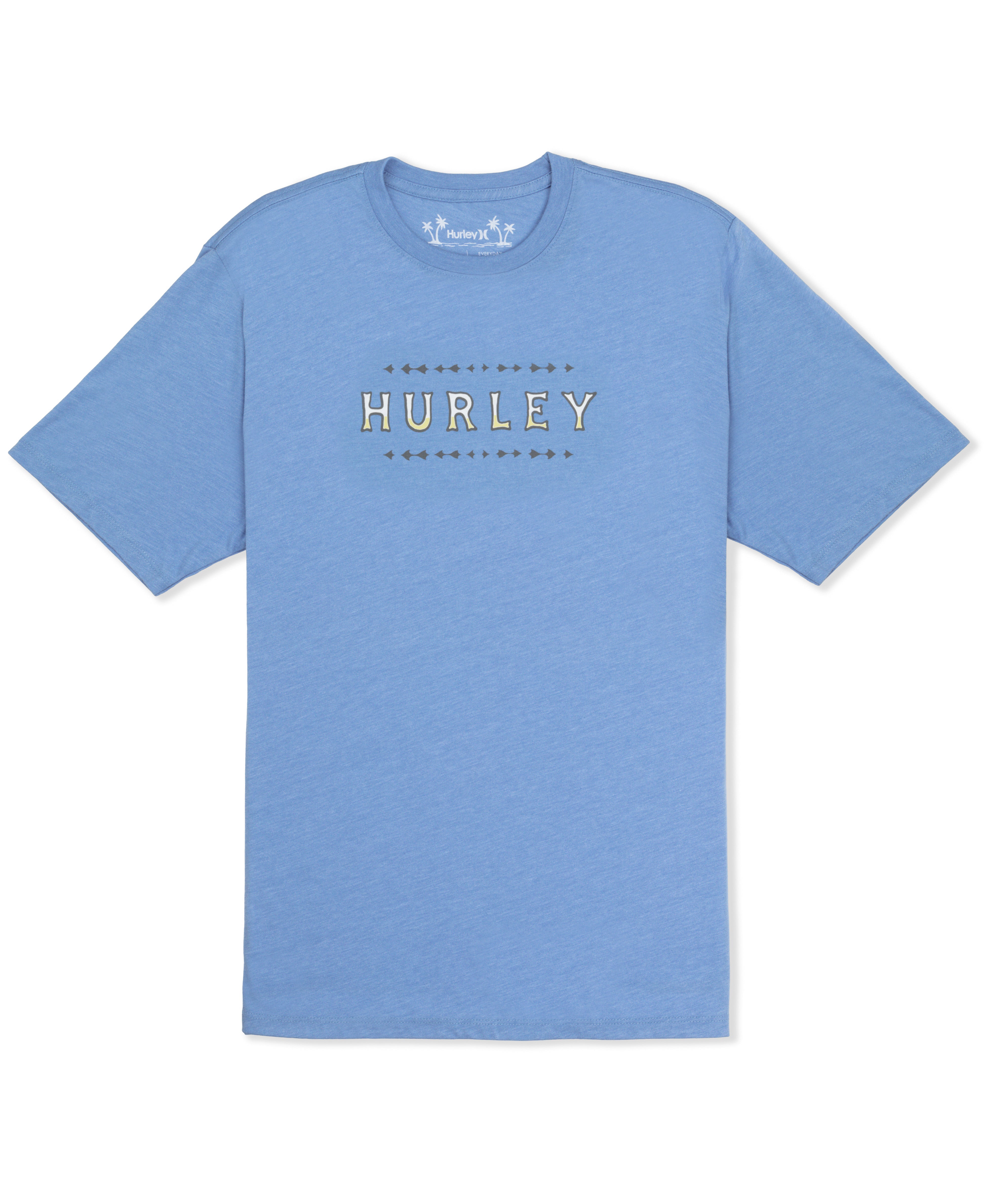 Hurley Mens Hieroglyph Short Sleeve T-Shirt