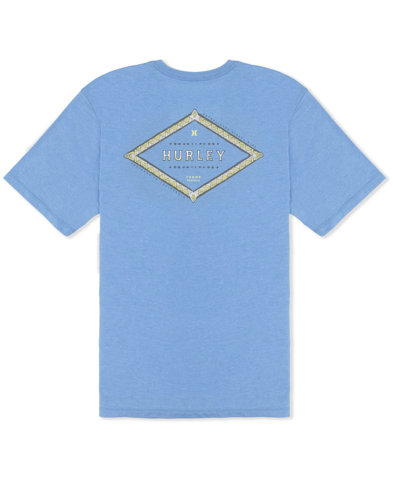 Hurley Mens Hieroglyph Short Sleeve T-Shirt