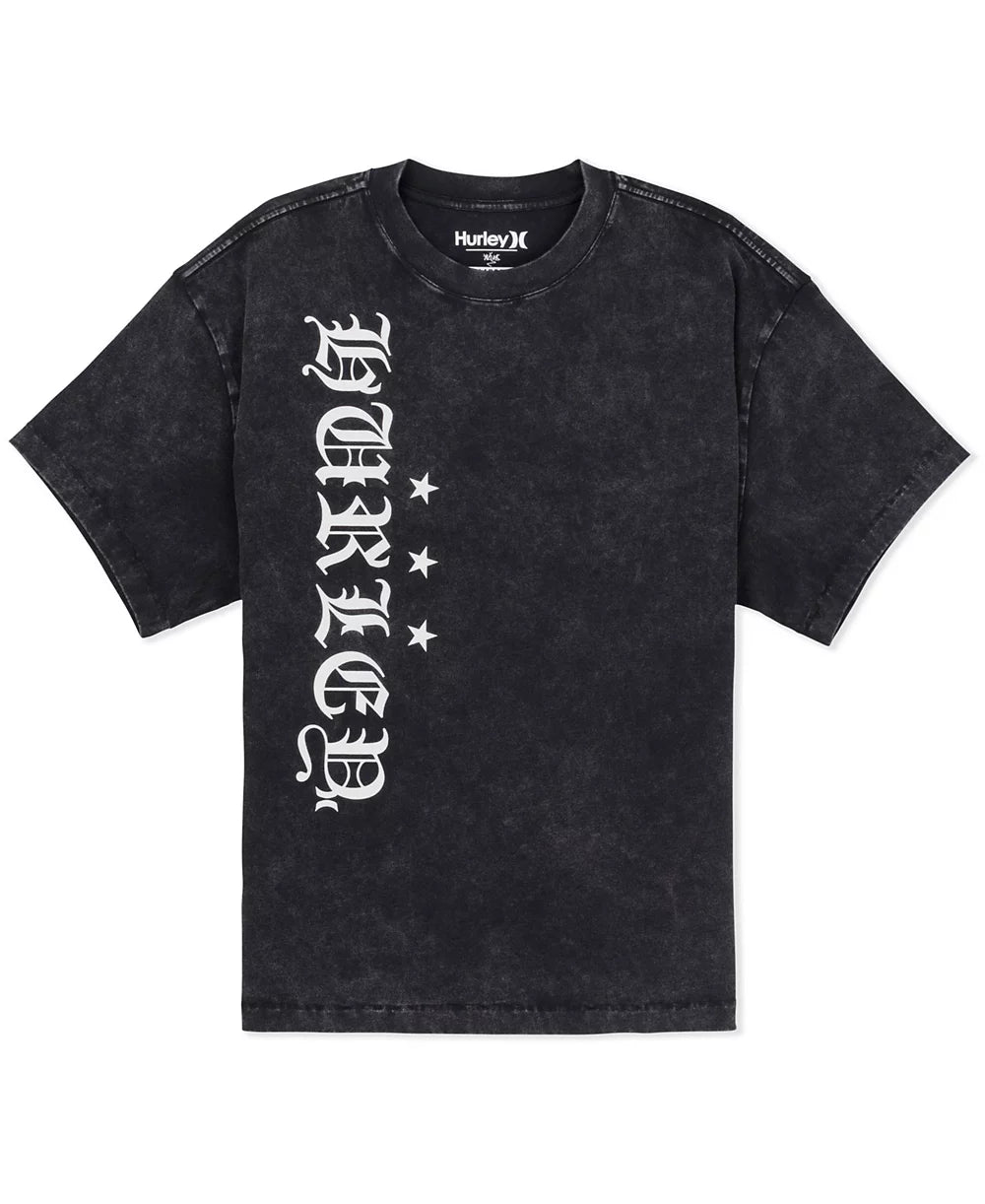 Hurley Mens Old English Short Sleeve T-Shirt