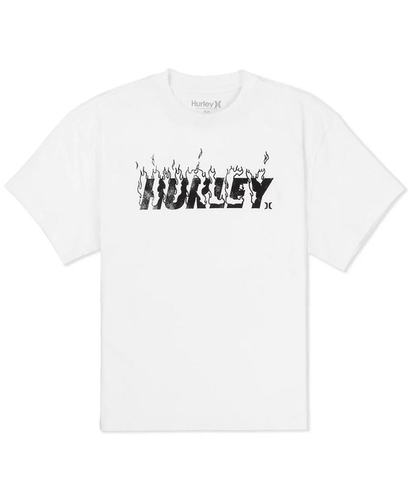 Hurley Mens On Fire Short Sleeve T-Shirt