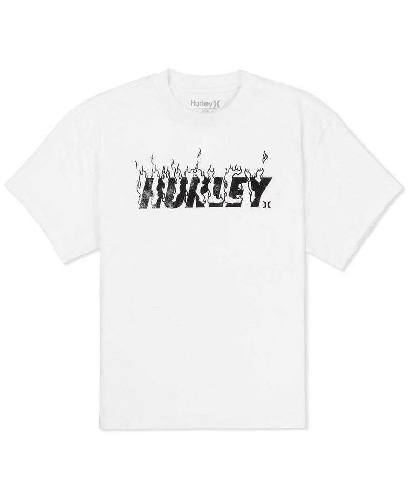 Hurley Mens On Fire Short Sleeve T-Shirt
