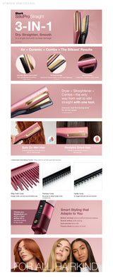 Shark SilkiPro Straight Wet-to-Dry Hair Straightener + Rapid Blow Dryer