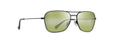 Maui Jim Na'auao Matte Black Varnish Frame - Maui HT Lens - Polarized Sunglasses