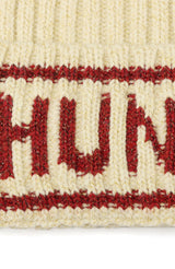 Hunter Metallic Rib Logo Cuff Beanie