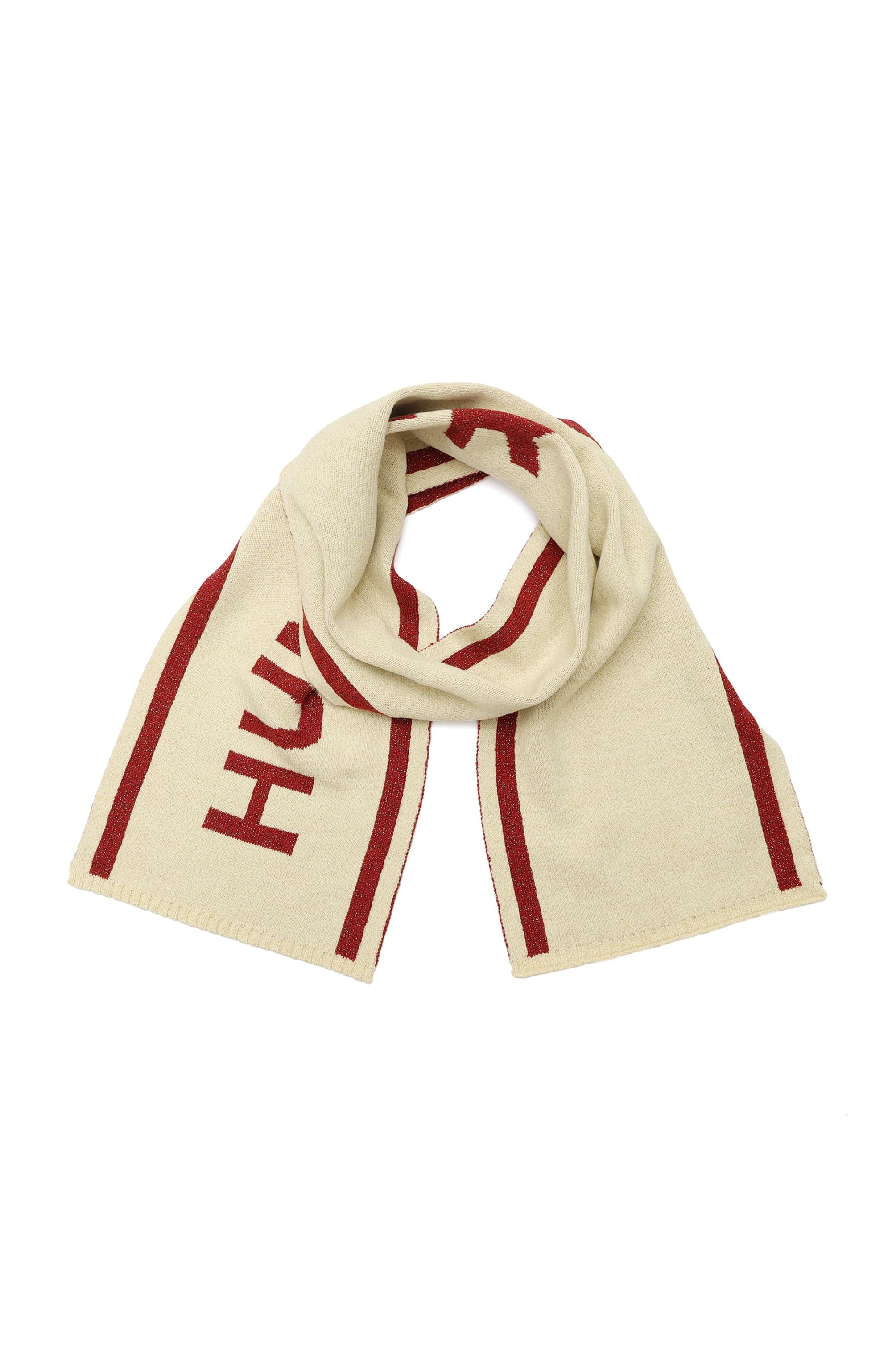 Hunter Metallic Rib Logo Scarf