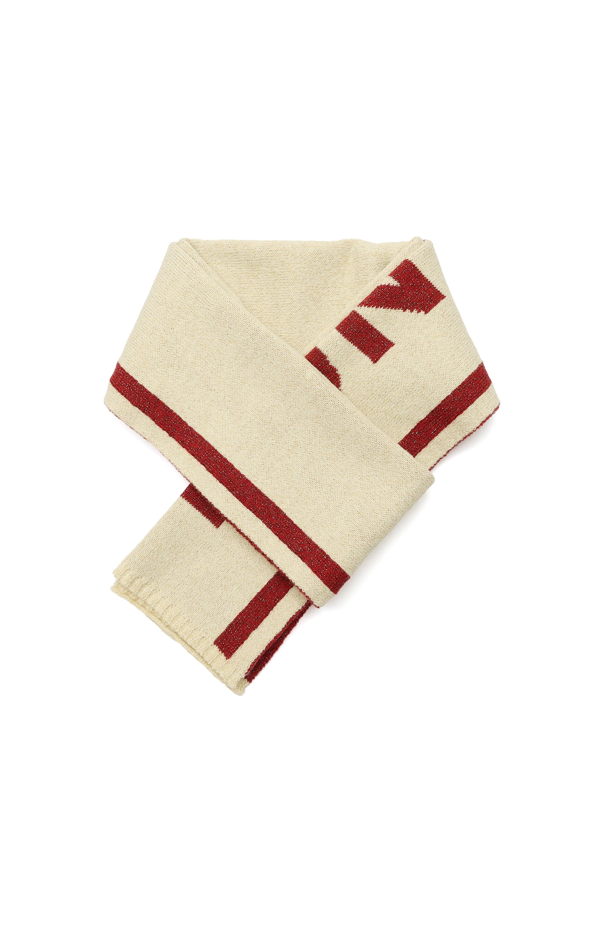 Hunter Metallic Rib Logo Scarf