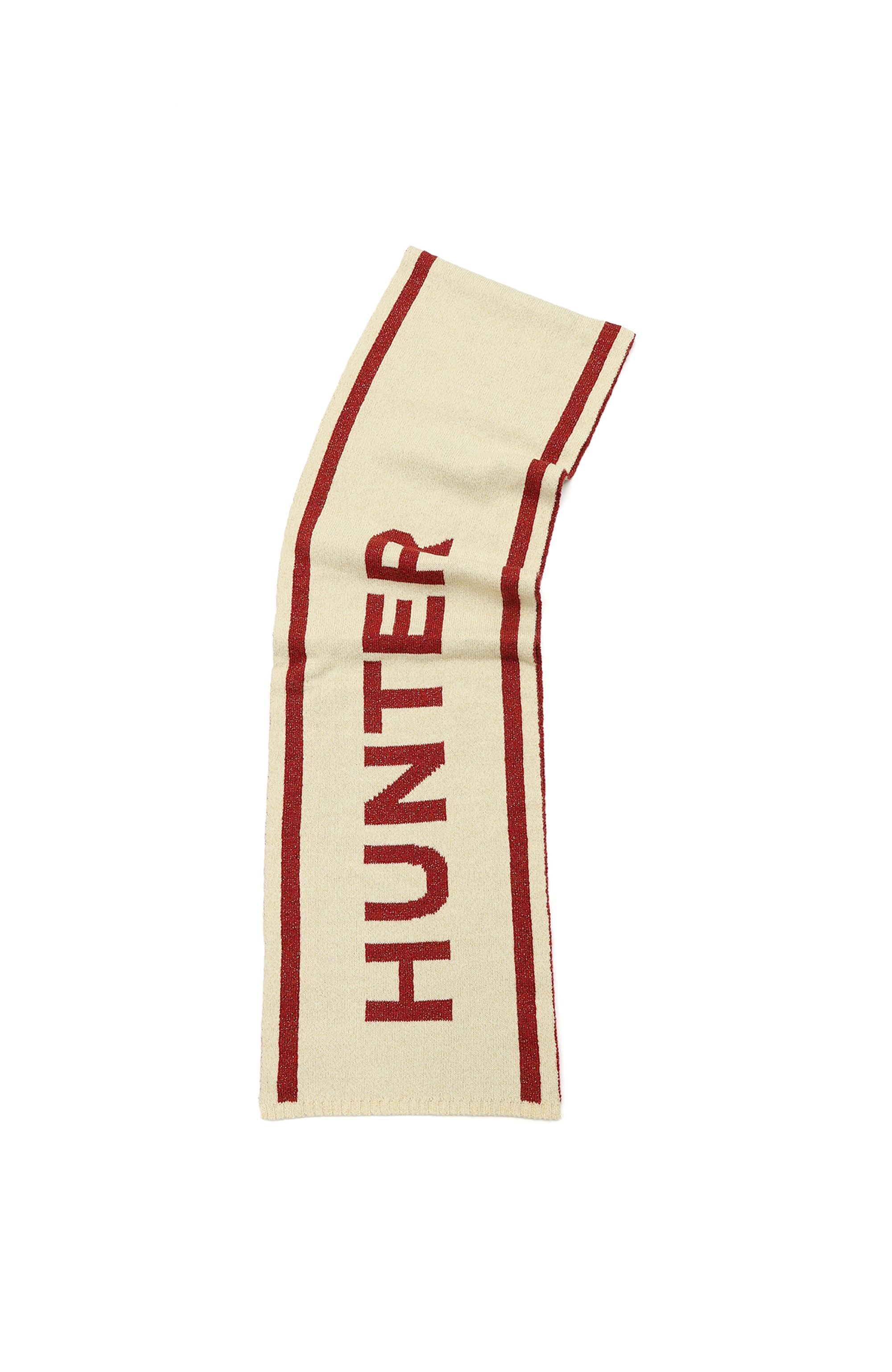 Hunter Metallic Rib Logo Scarf