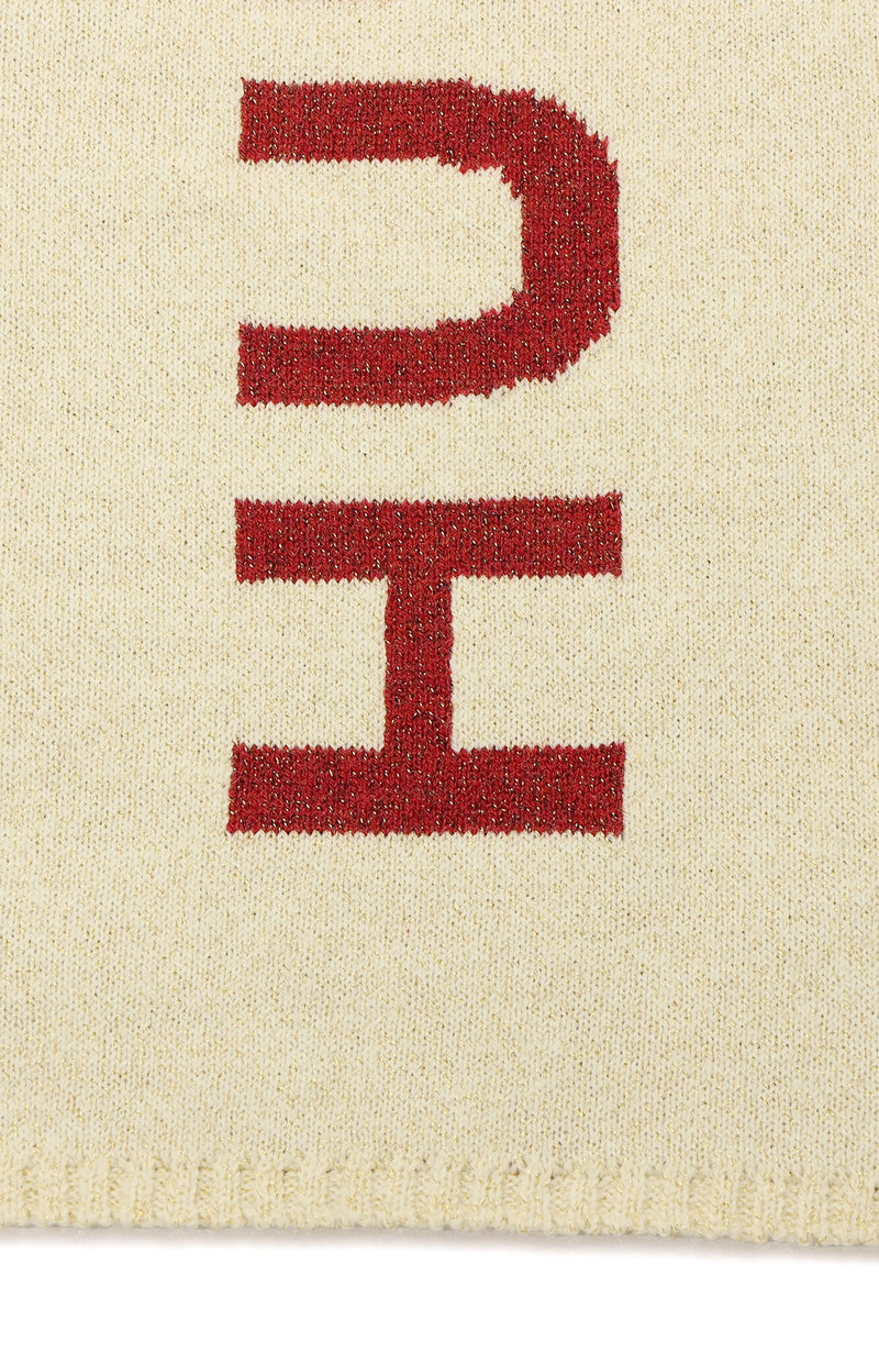 Hunter Metallic Rib Logo Scarf