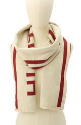 Hunter Metallic Rib Logo Scarf