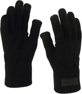 Hunter Womens Play Tonal Logo Knit Gloves