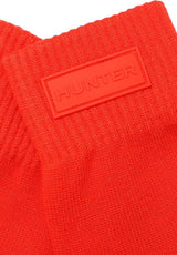 Hunter Womens Play Tonal Logo Knit Gloves