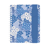 Denik Blue Meadow Hardcover Undated Planner with Elastic Pen Holder