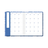 Denik Blue Meadow Hardcover Undated Planner with Elastic Pen Holder