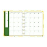 Denik Lemon Grid Hardcover Undated Planner