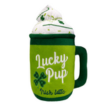 Huxley & Kent Lucky Pup Irish Latte Power Plush Dog Toy - Size Small