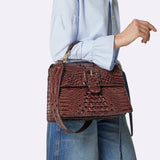 BRAHMIN Hallie Satchel Handbag