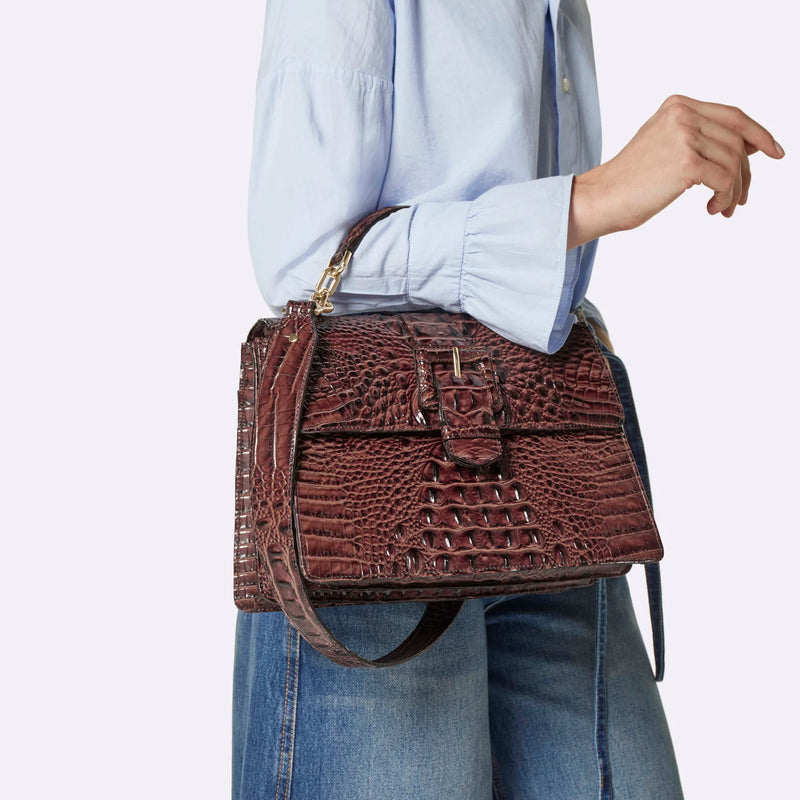 BRAHMIN Hallie Satchel Handbag
