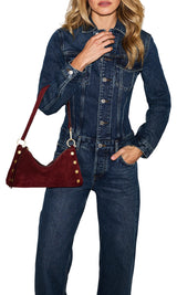 Hammitt Suede Shoulder Handbag