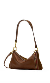 Hammitt Cinnamon Suede Shoulder Handbag