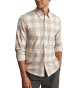 Rhone Mens Hardy Flannel Long Sleeve Shirt