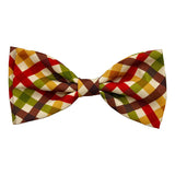 Huxley & Kent Harvest Check Bow Tie - Large