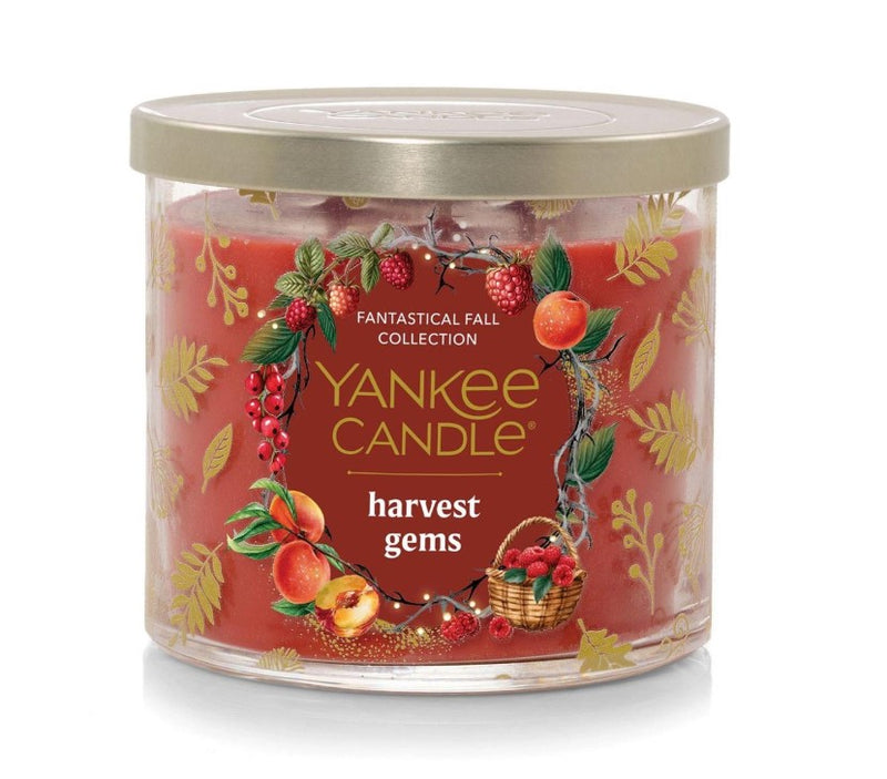 Yankee Candle Grilled Peaches & Vanilla - Candela Profumata Con Aroma Di Pesche Grigliate E Vaniglia - Foto 1