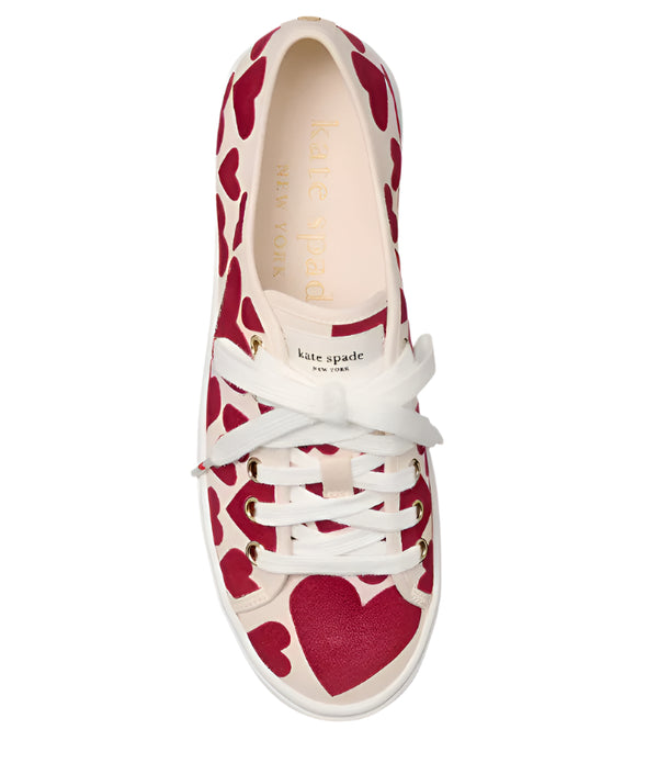 Kate Spade Womens Serve Sweet Hearts Sneakers