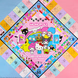 The OP Games Monopoly: Hello Kitty & Friends Board Game