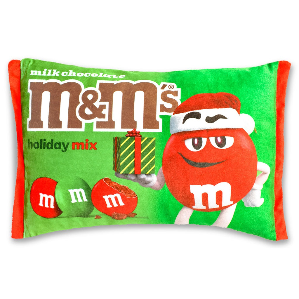 ISCREAM Holiday Red M&Ms Packaging Plush Toy