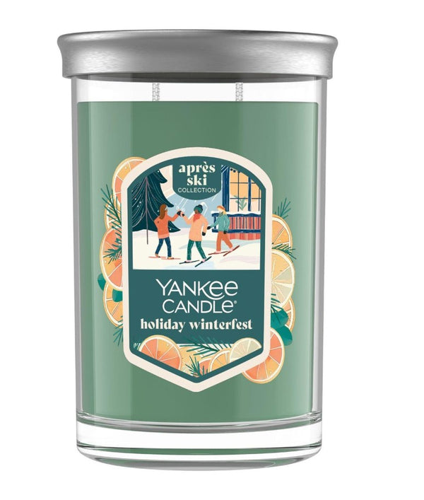 Yankee Candle Signature Large Tumbler Candle - Holiday Winterfest