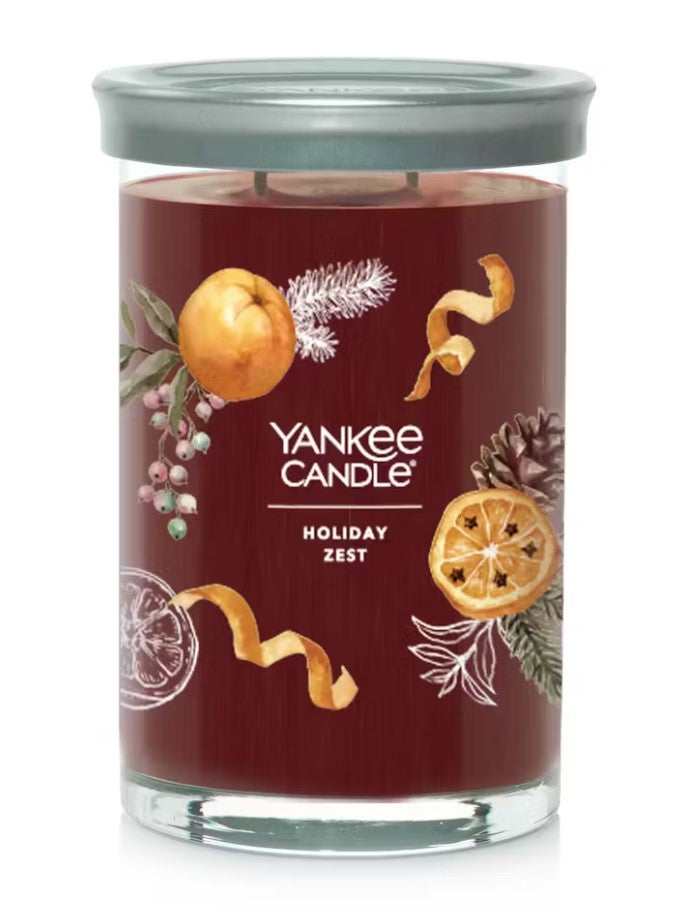 Yankee Candle Signature Large Tumbler Candle - Holiday Zest