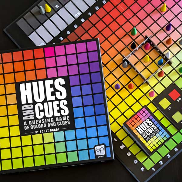 The OP Games Hues and Cues Board Game