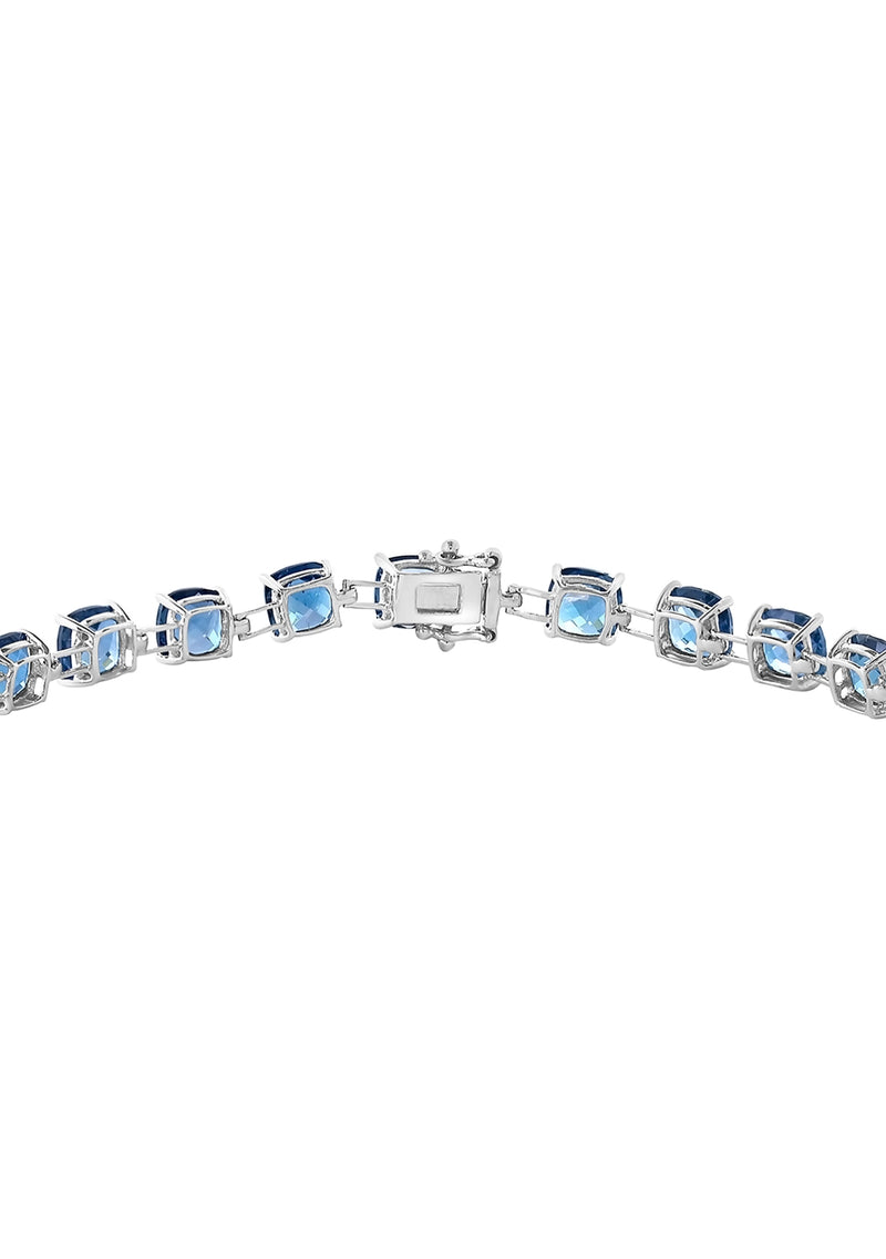 Effy 14K White Gold London Blue Topaz Bracelet