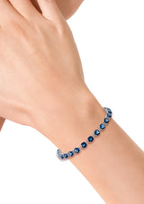 Effy 14K White Gold London Blue Topaz Bracelet