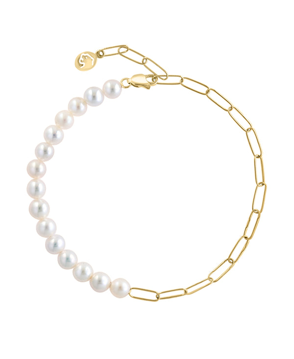 Effy 14K Yellow Gold Cultured Fresh Water Pearl Bracelet