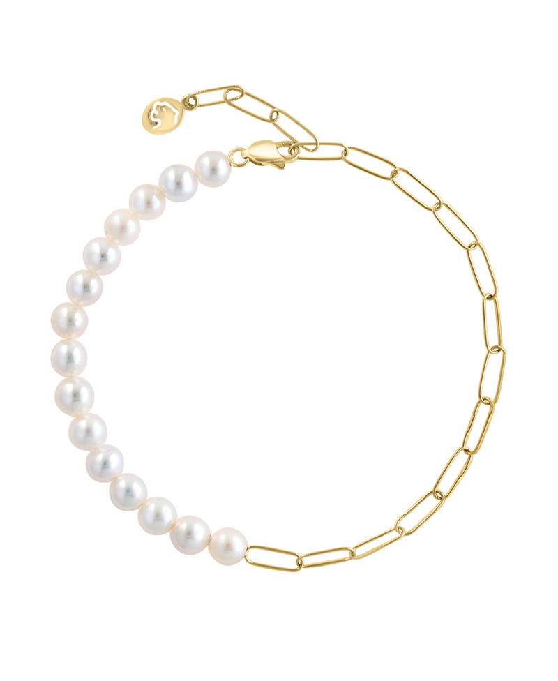 Effy 14K Yellow Gold Cultured Fresh Water Pearl Bracelet