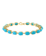 Effy 14K Yellow Gold Turquoise Bracelet