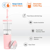 Asobu Pastel Pink Marina Tumbler