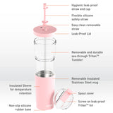 Asobu Pastel Pink Marina Tumbler