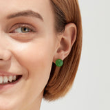 Effy 14K Yellow Gold Jade Stud Earrings