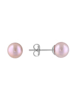 Effy 925 Sterling Silver Fresh Water Pink Pearl Earrings