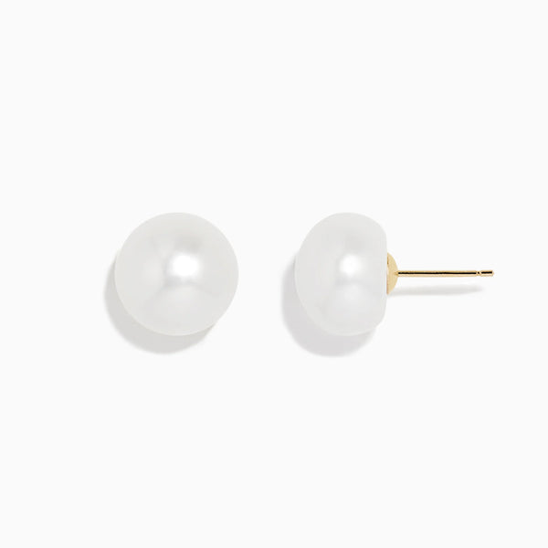 Effy 14K Yellow Gold Cultured Fresh Water Pearl Stud Earrings