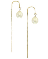 Effy 14K Yellow Gold Cultured Fresh Water Pearl Threader Earrings