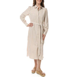 Vineyard Vines Womens Poplin Midi Shirt Dress